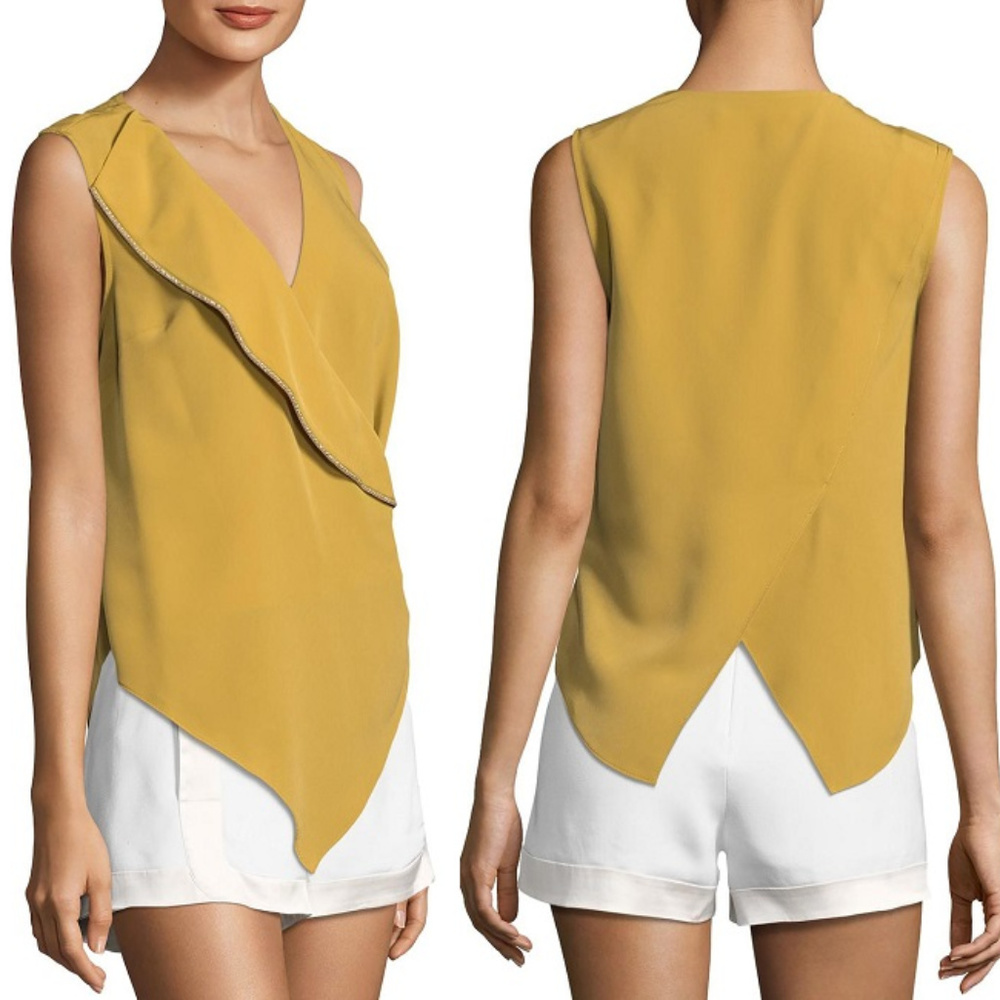RACHEL Rachel Roy Embellished Sleeveless Top
